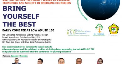 Call for Papers: 6th International Research Conference on Economics, Business and Social Sciences